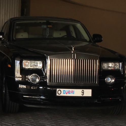 Limited Vintage Dubai License Plate